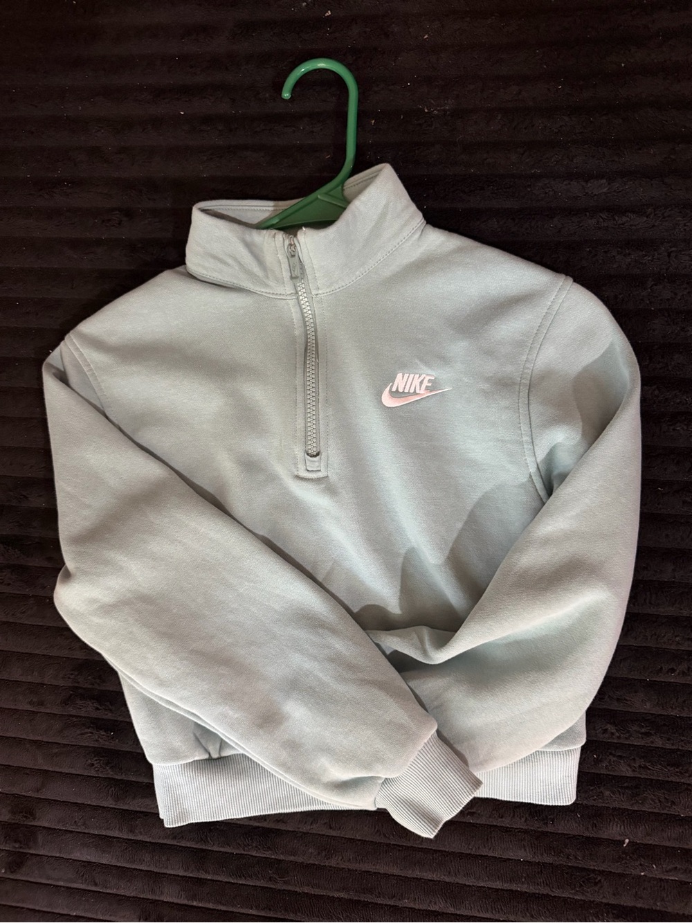 Nike Sage Green Quarter-Zip Pullover